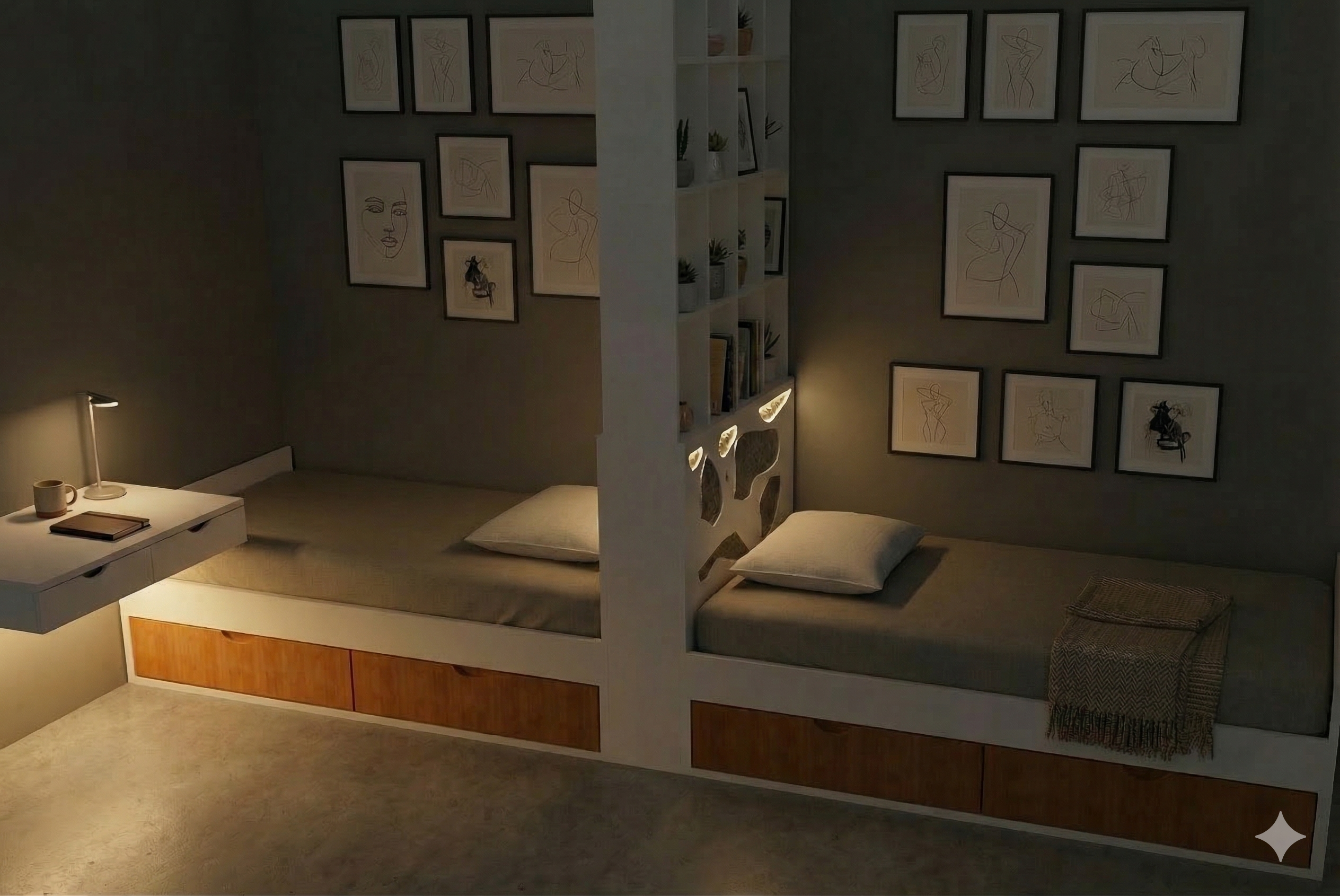 Creative Kids Bed Concept Layout